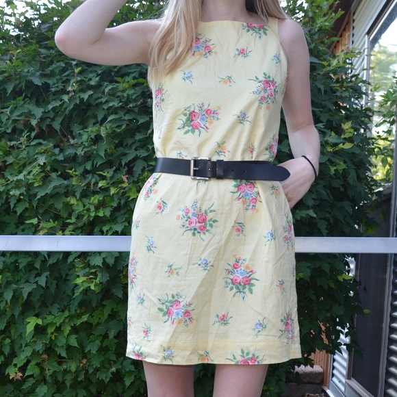WINTER SALE: Yellow Ralph Lauren Summer Dress - Picture 4 of 5